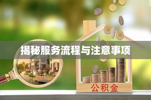 惠安揭秘服务流程与注意事项