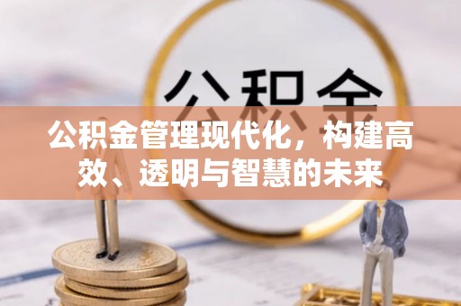 惠安公积金管理现代化，构建高效、透明与智慧的未来