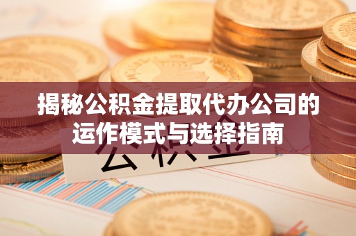 惠安揭秘公积金提取代办公司的运作模式与选择指南