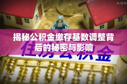 惠安揭秘公积金缴存基数调整背后的秘密与影响