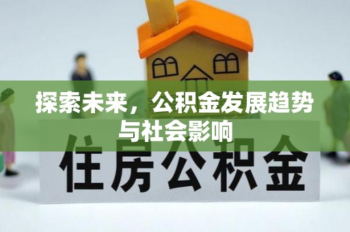 惠安探索未来，公积金发展趋势与社会影响